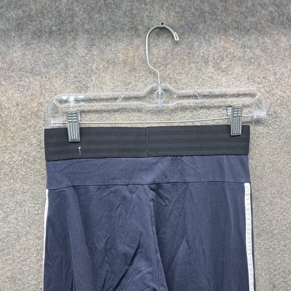 Adidas Pants Womens Medium Navy Blue Tiro 17 Training 3 Stripe Athletic Track - Picture 9 of 10